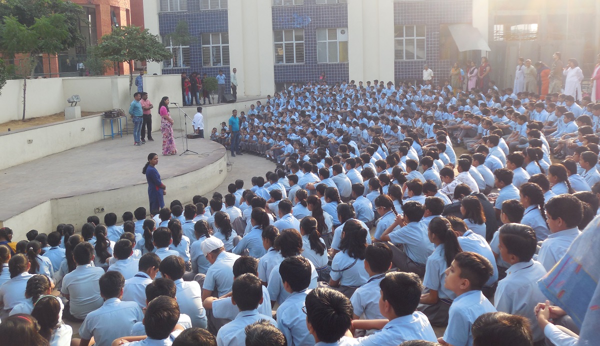 Sanskar School holds Special Assembly for Diwali